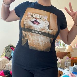 CLOSET SALE HOST PICK // Snapchat cat shirt
